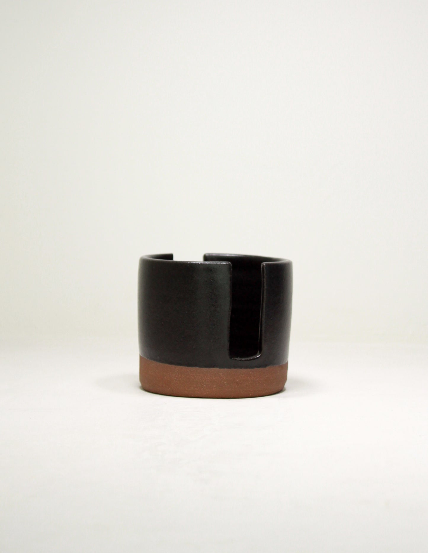 Handmade ceramic sponge holder crafted by skilled artisans at Black Oak Art