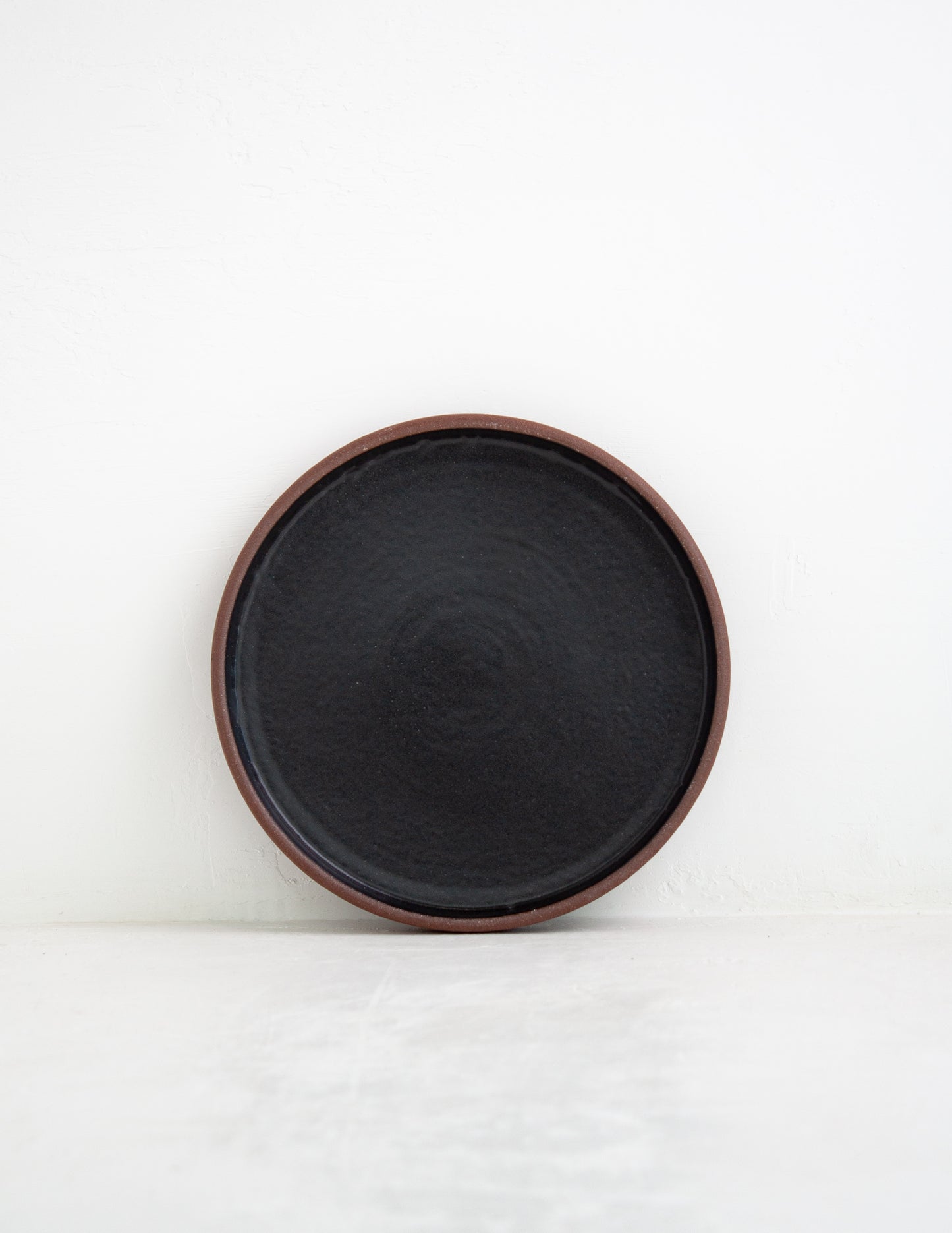 9” Straight-Sided Salad Plate - Dark Clay