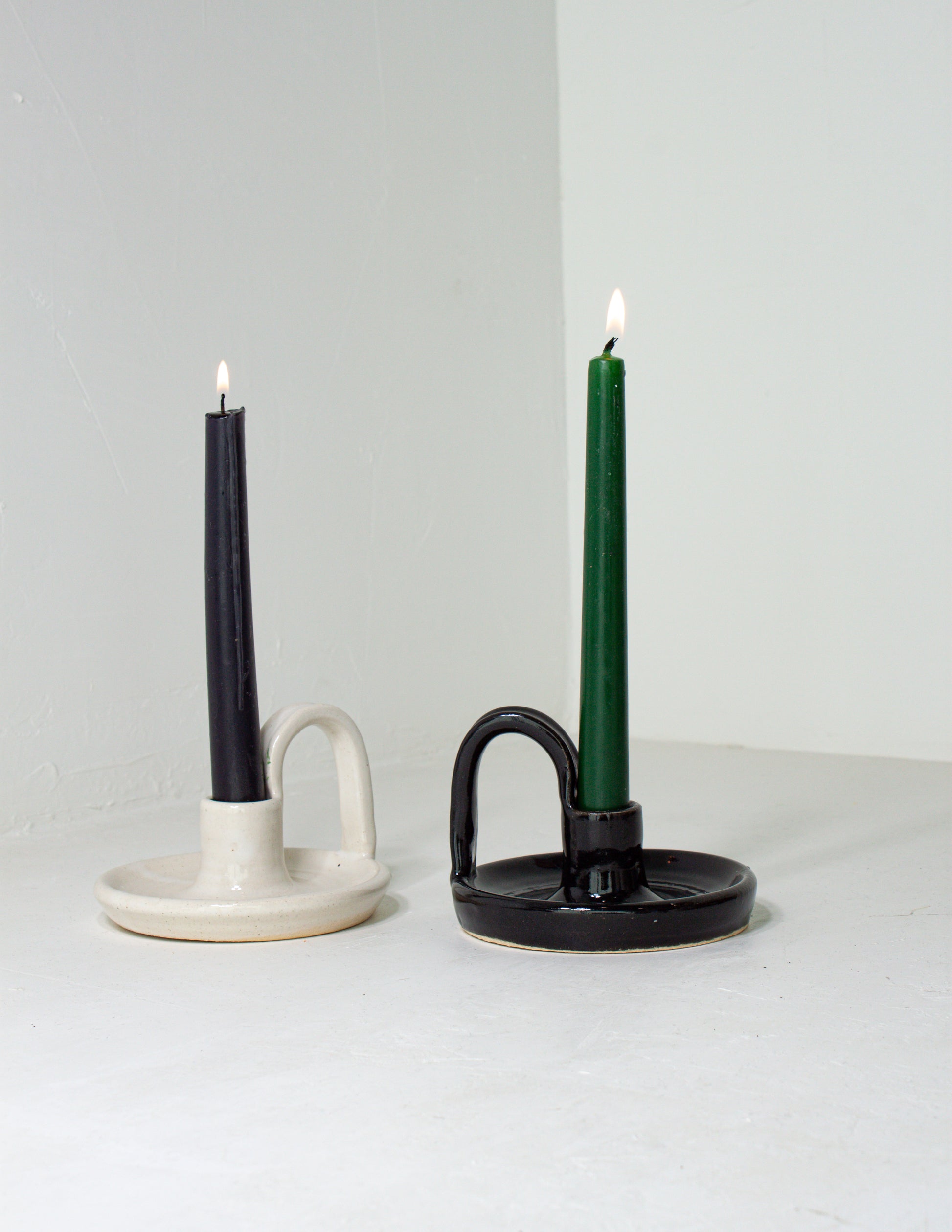Handmade candlestick holder that is perfect for your household ceramic accessories