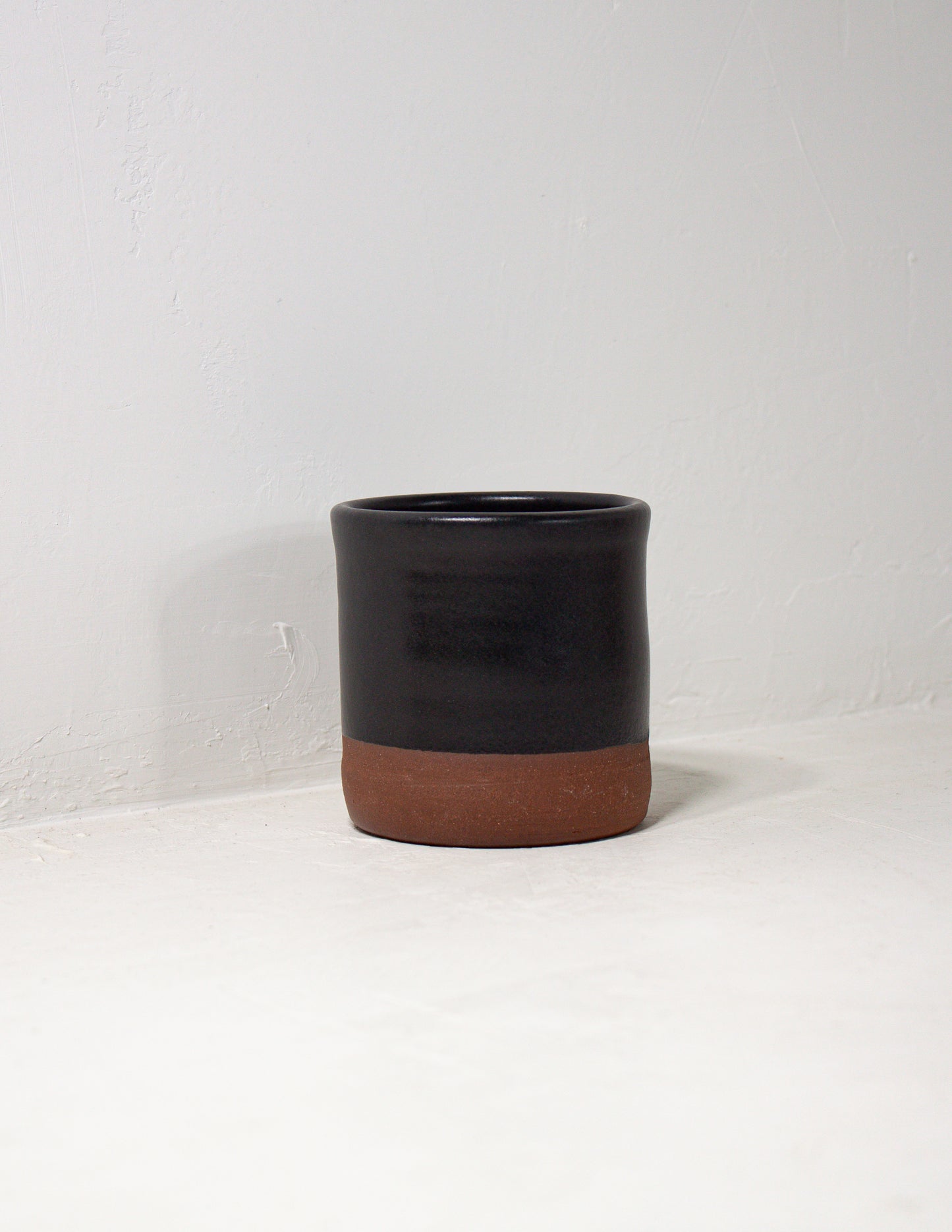 modern black handmade tumbler