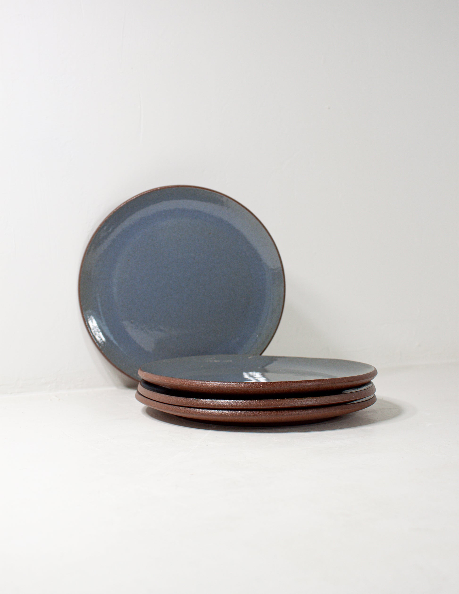 blue handmade plate