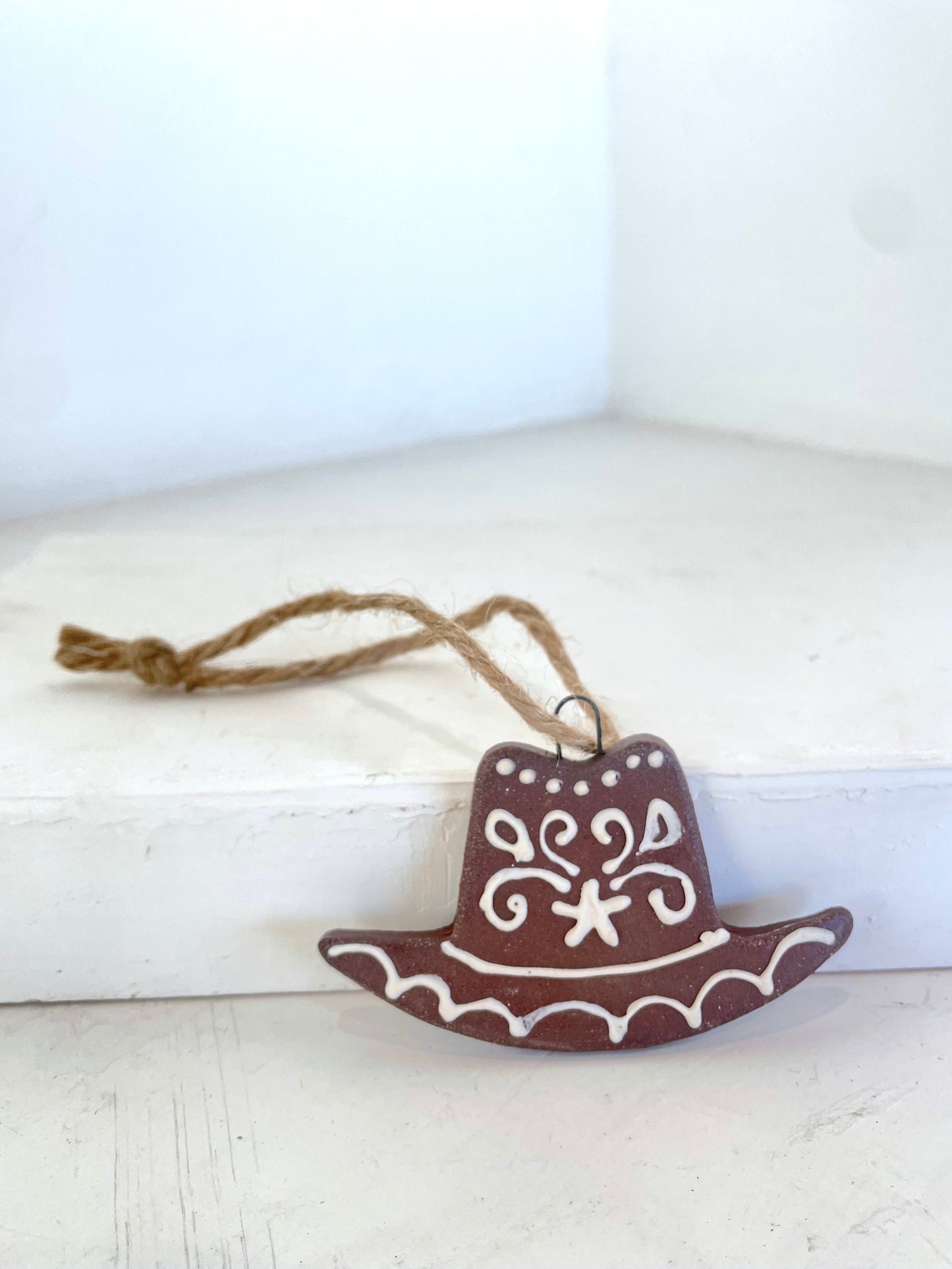 Cowboy Gingerbread Cookie Ornaments | Tirzah