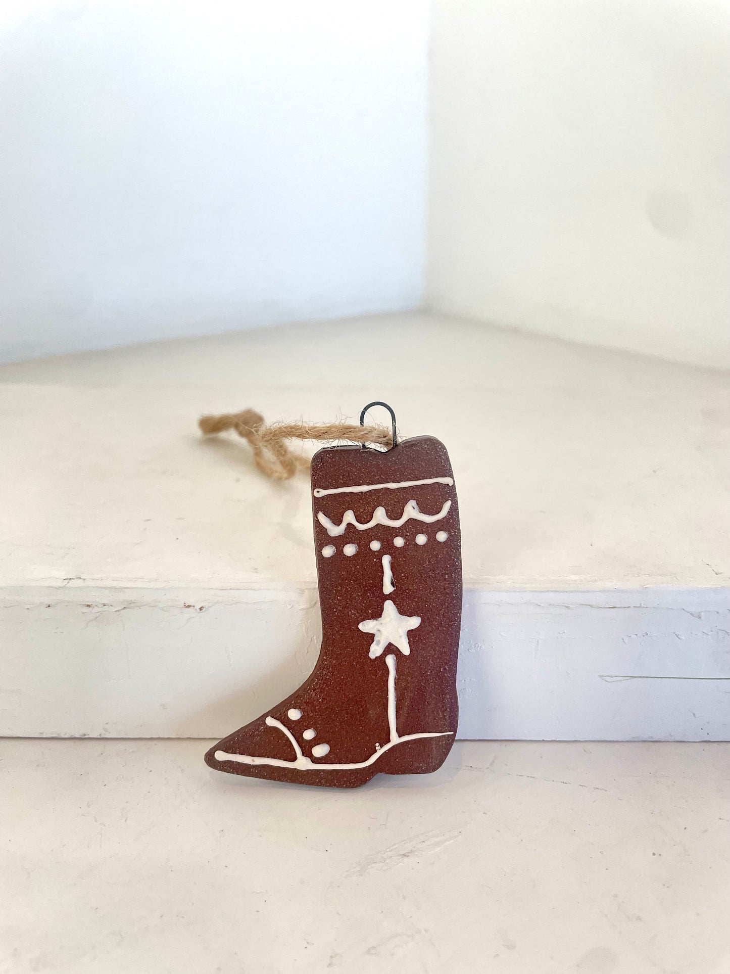 Cowboy Gingerbread Cookie Ornaments | Tirzah