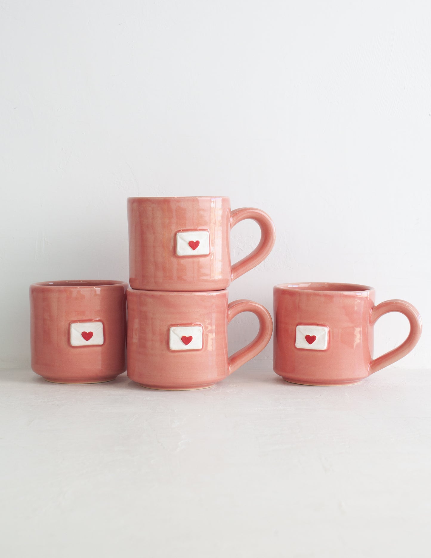 Valentine's Heart Envelope Mug