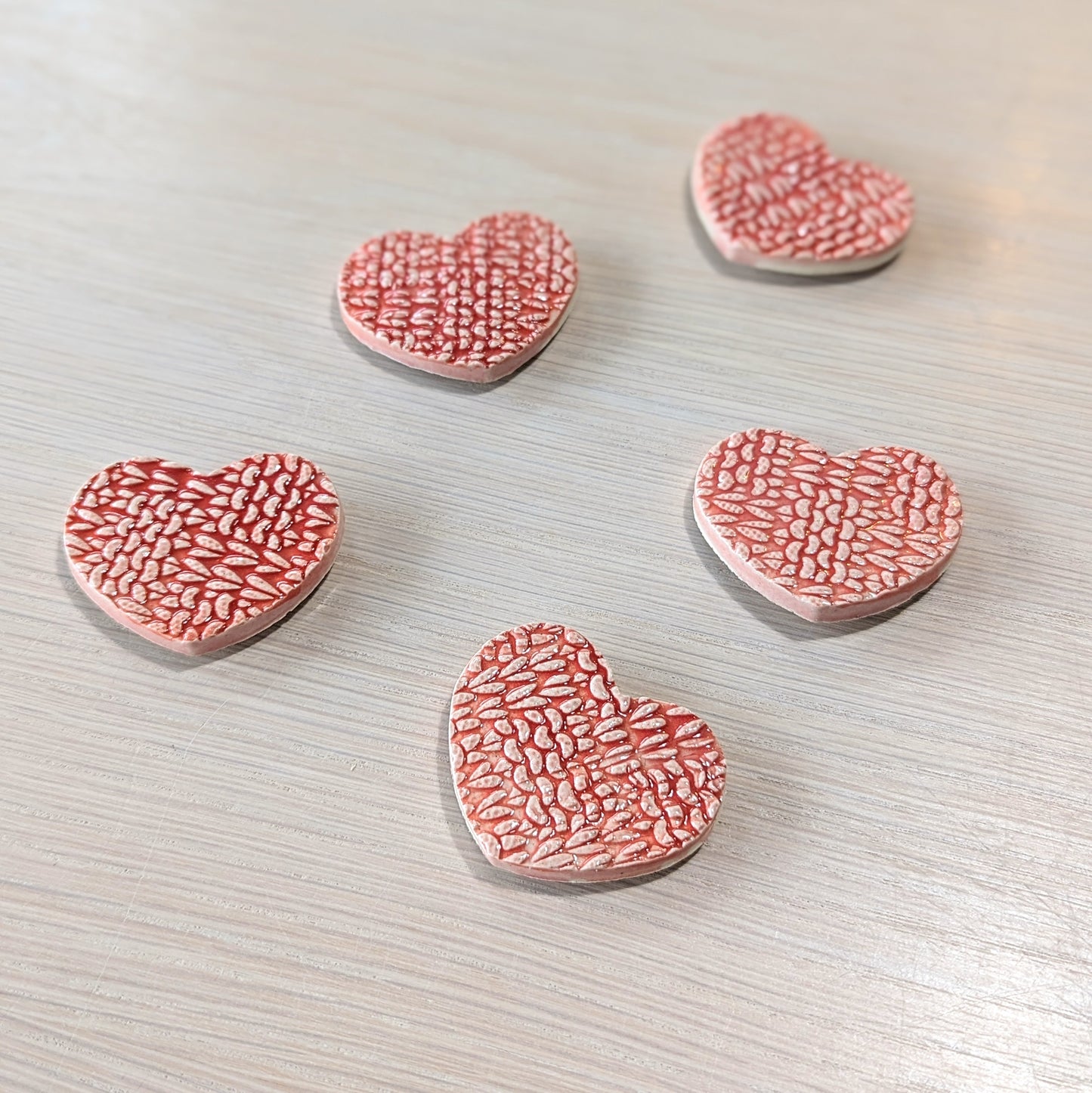 Handmade Sweater Heart Magnet
