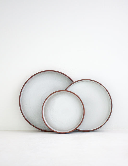 9” Straight-Sided Salad Plate - Dark Clay