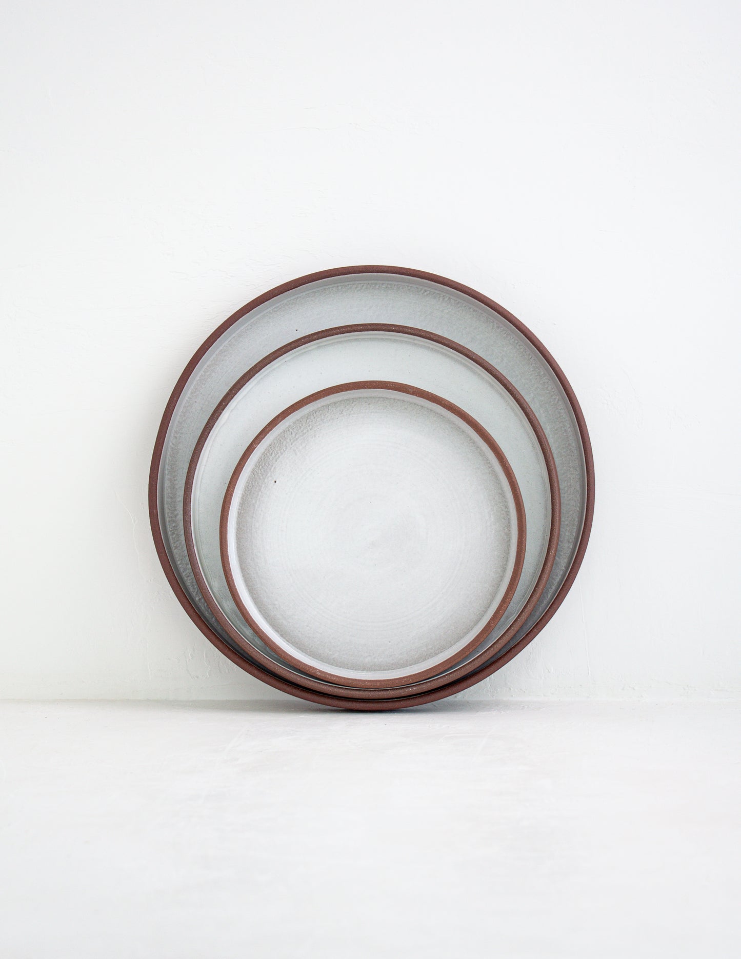 9” Straight-Sided Salad Plate - Dark Clay