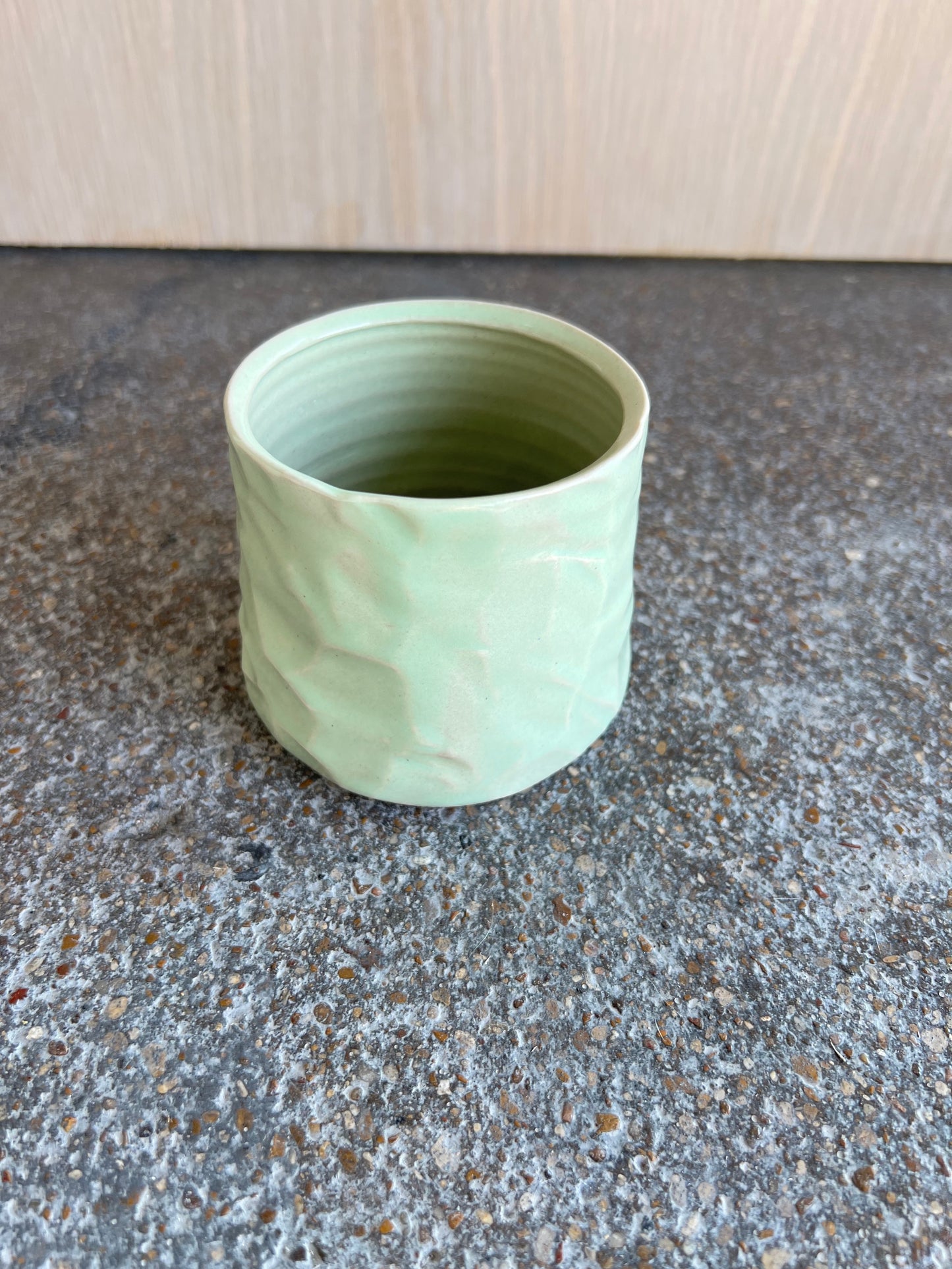 Handmade Faceted Tumbler