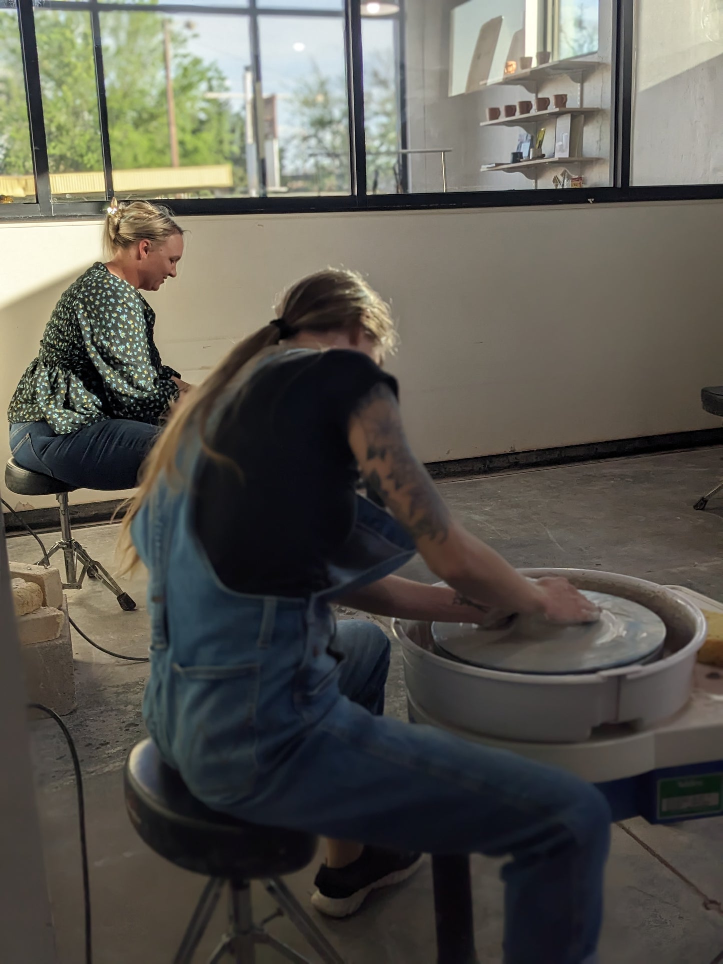 team building pottery class