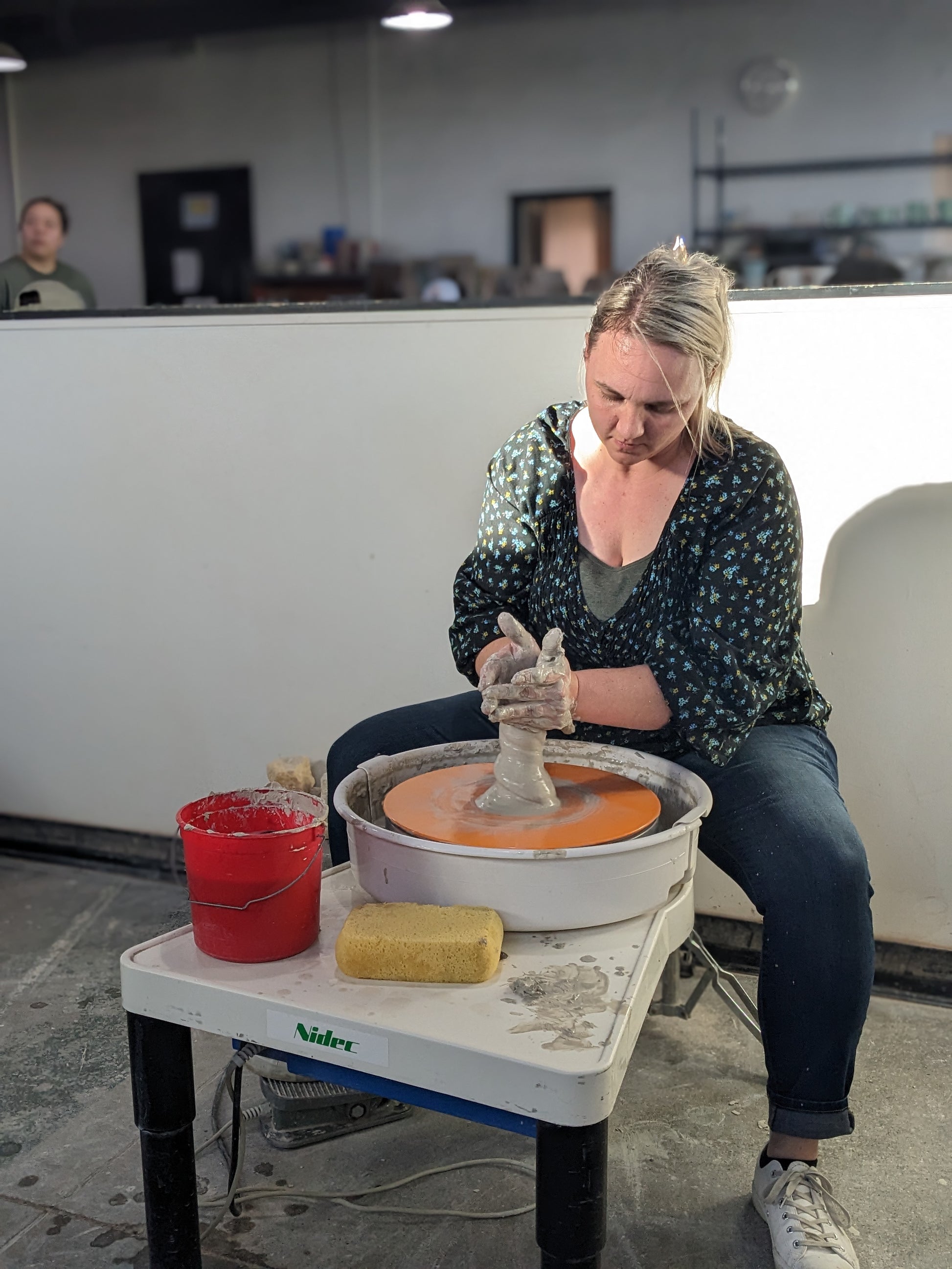 team building pottery class