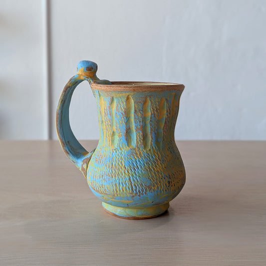 Ben | Rope Textured Potbelly Mug