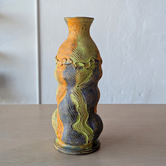 Ben | Scratch and Swelled Bottle Vase