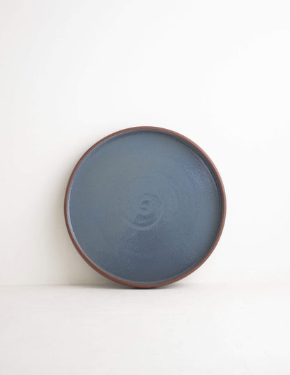 Straight-Sided Dinner Plate - Dark Clay