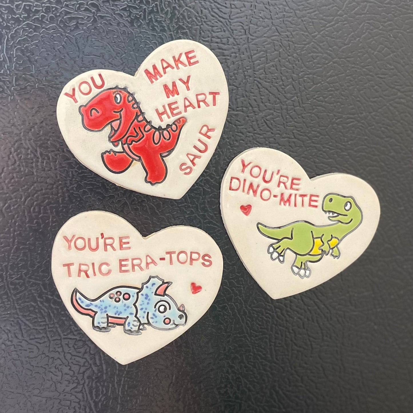 Dino-Heart Magnets | Victoria