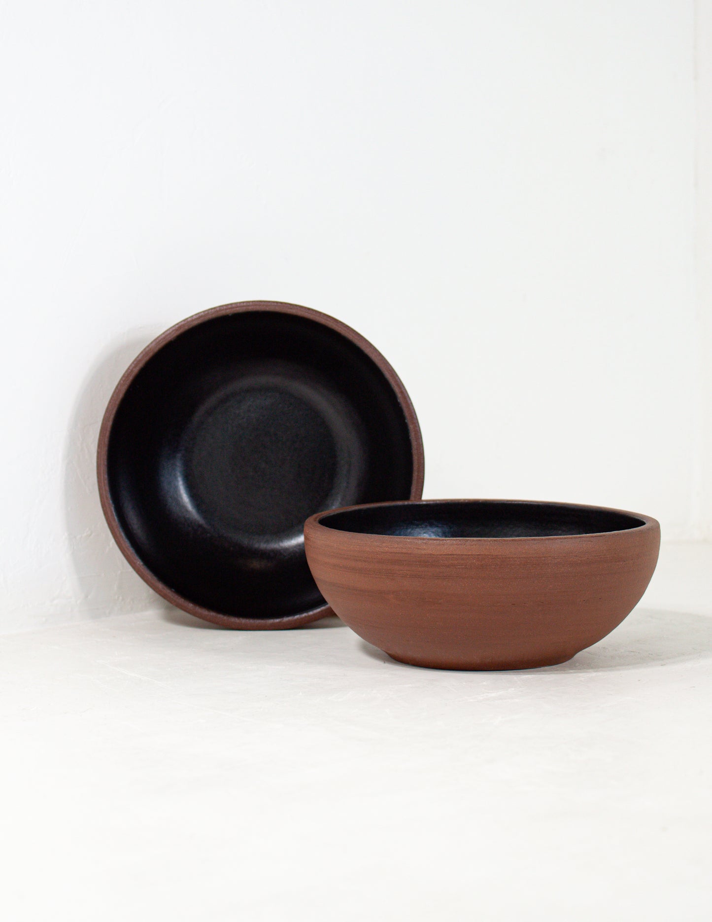 modern bowls for restaurants glazed in black
