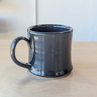 handmade ceramic mug blue