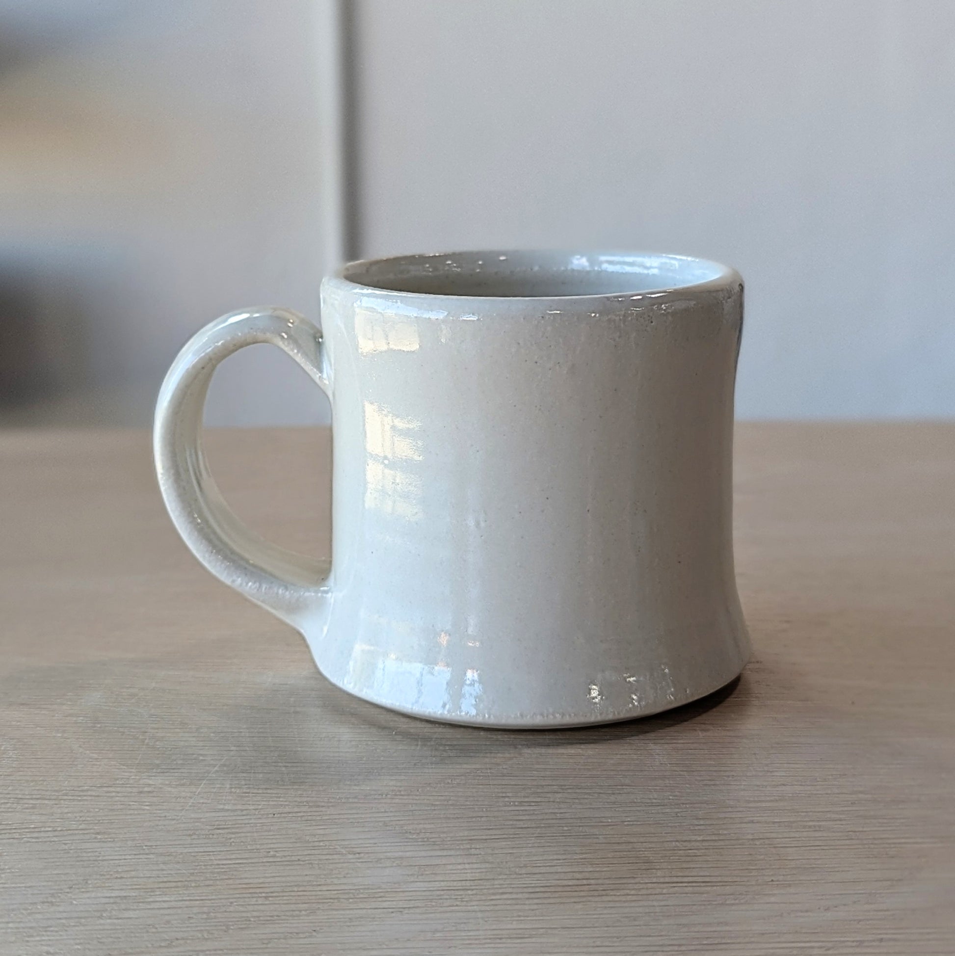 handmade ceramic mug white