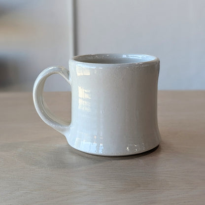 handmade ceramic mug white