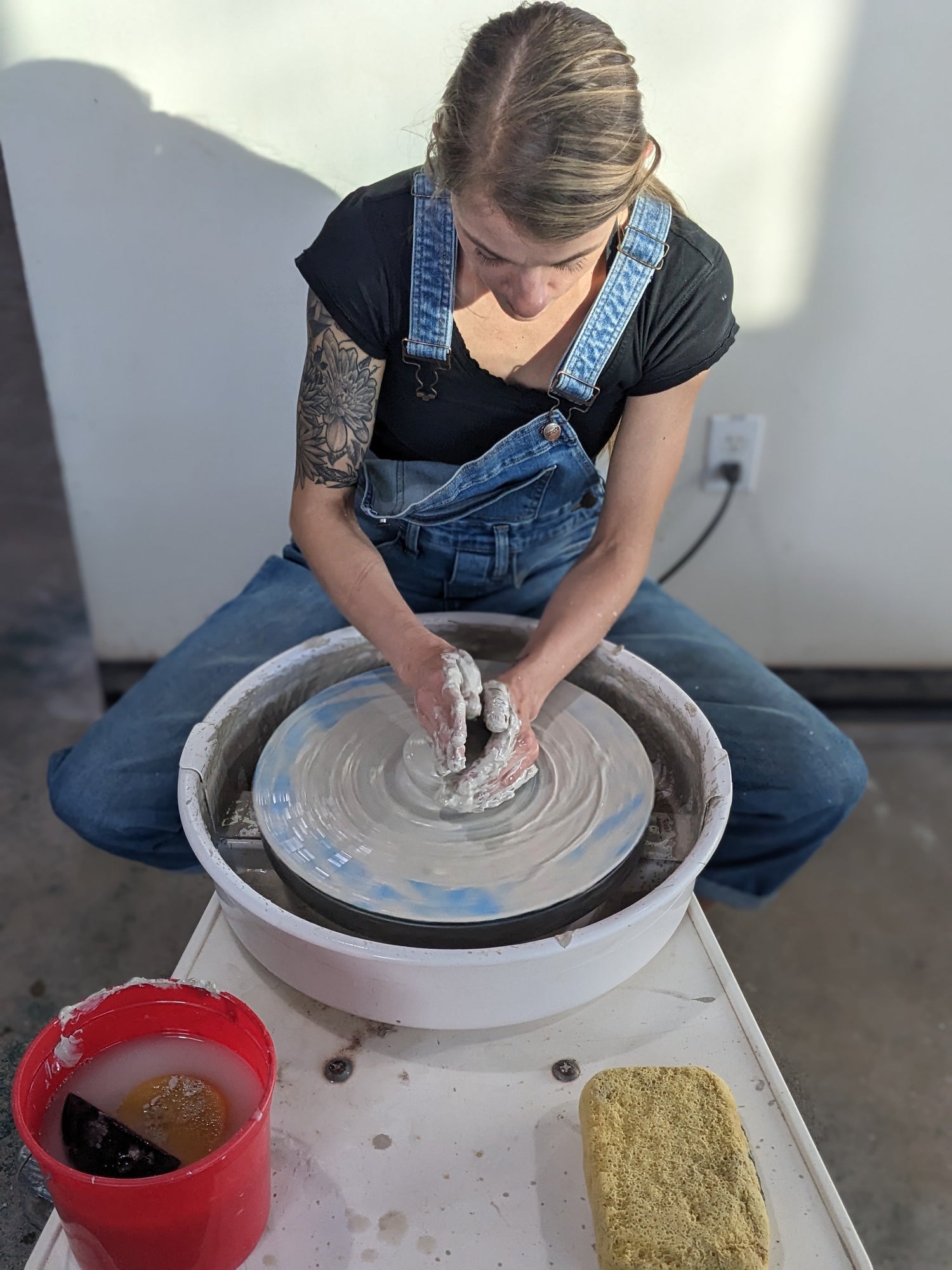 team building pottery class