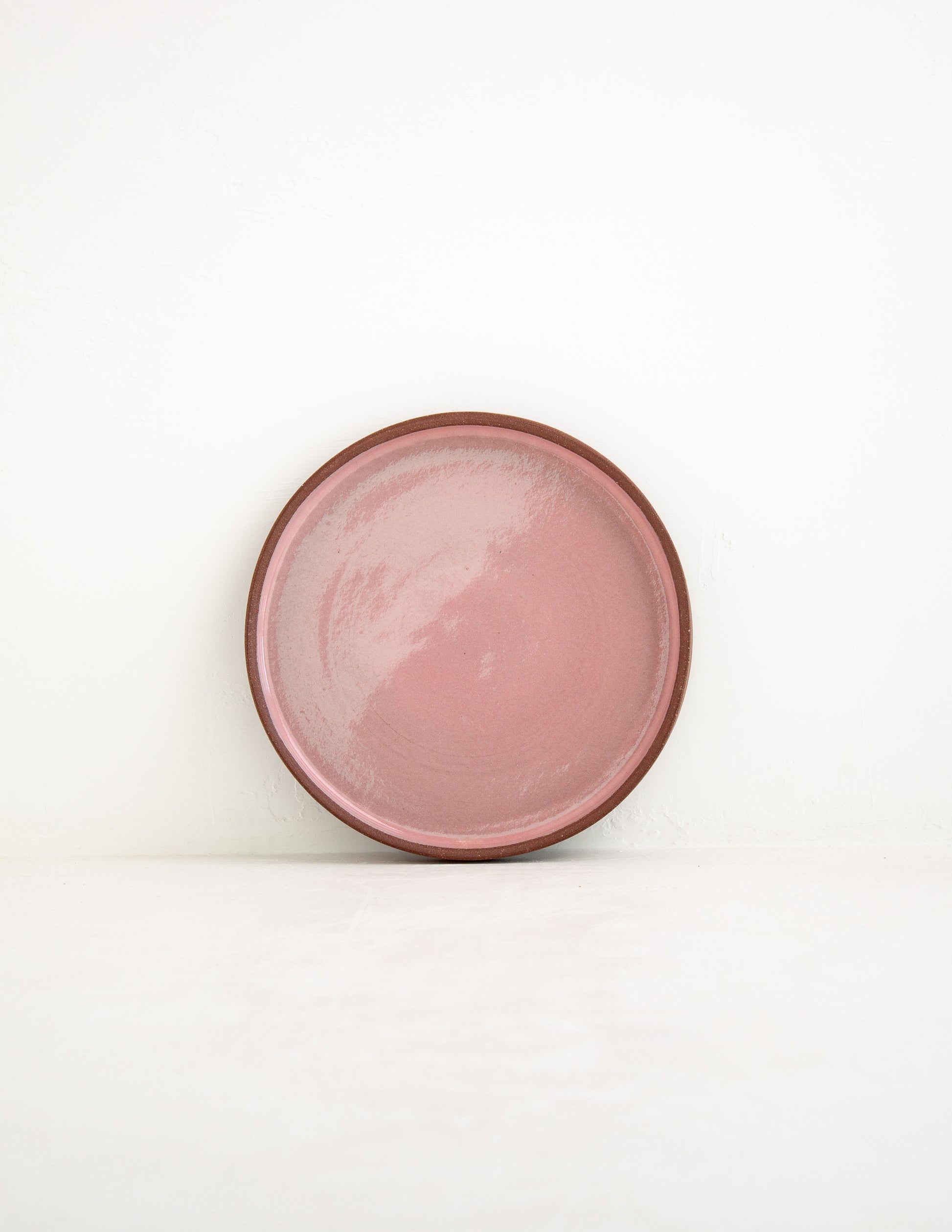 pink square sided share plate