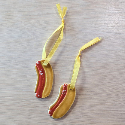 Hot Dog Ornament | Rhiannon