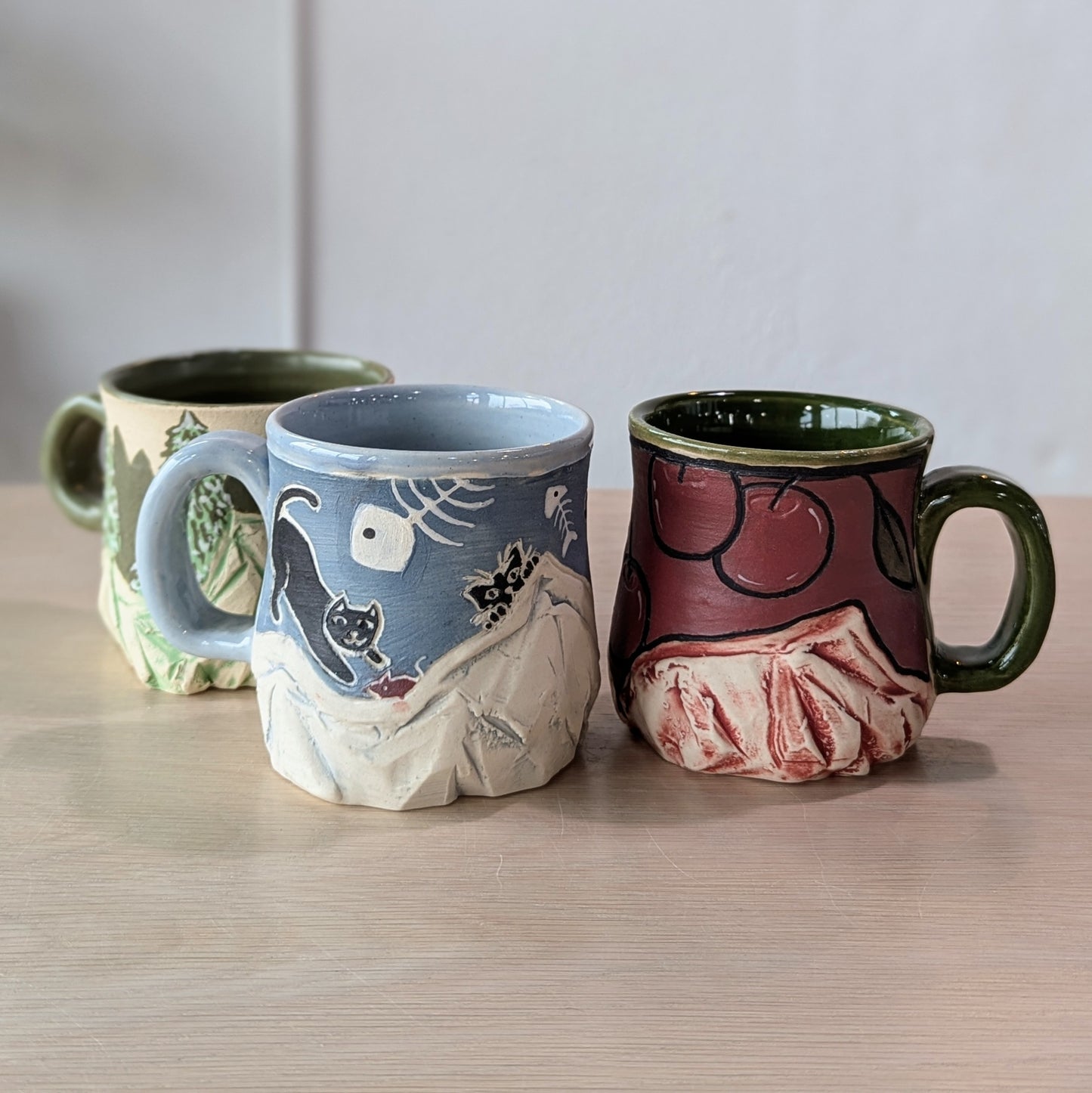 Rock Sketch Mugs | Rhiannon