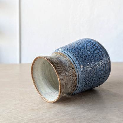 handmade hand thrown ceramic vase specialized textured chatter bouquet