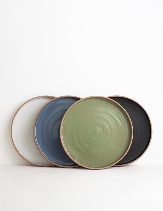 10.5" Straight-Sided Dinner Plate - Light Clay