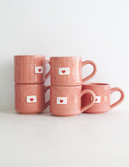 Valentine's Heart Envelope Mug