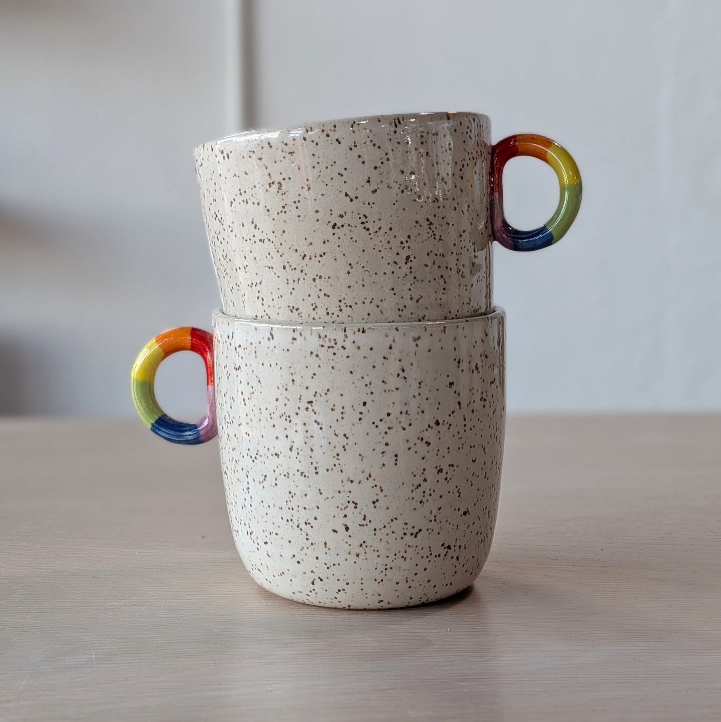 Rainbow D-Ring Handle Mug | Victoria