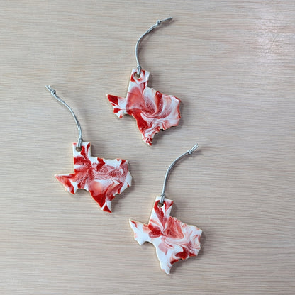 Texas Marbled Ornaments | Victoria