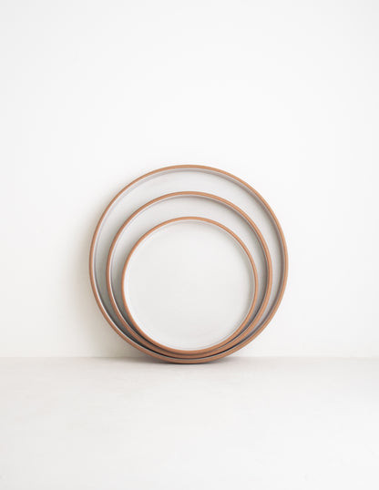 9” Straight-Sided Salad Plate - Light Clay