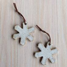 Load image into Gallery viewer, Gingerbread Snowflake Ornament