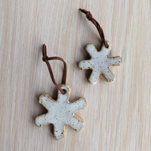Load image into Gallery viewer, Gingerbread Snowflake Ornament