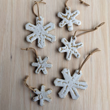 Load image into Gallery viewer, Gingerbread Snowflake Ornament