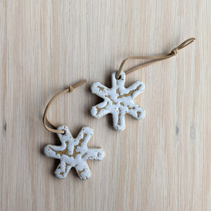Gingerbread Snowflake Ornament