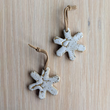 Load image into Gallery viewer, Gingerbread Snowflake Ornament